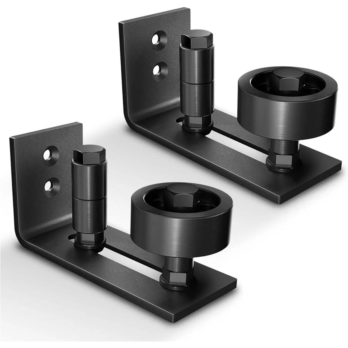 Barn Door Floor Guide,8 Assemble Setup Options,Wall Mount System,Adjustable Stay Roller,Flush Flat Bottom Design