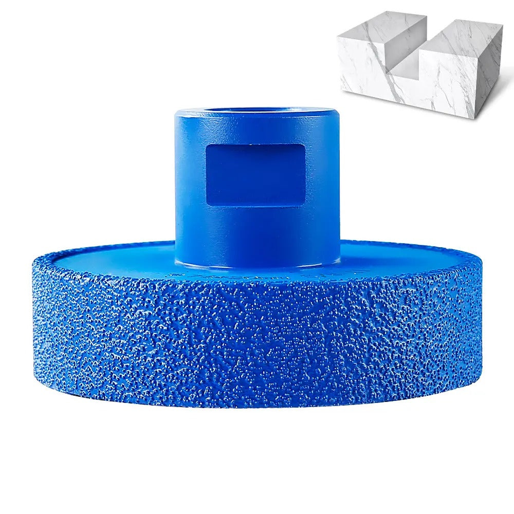 Diamond Flat Grinding Wheel with Emery - 5/8-11 Angle Grinder Hardware, Stone Grooving Tool Accessory for Marble Gratings, Polished Marble Gratings & Countertops, Quartz - Father's Day Gift toolupgrade
