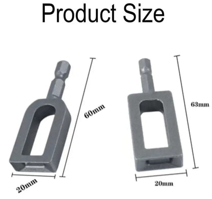 Heavy Duty Multifunctional Wire Twister-Knotter with Twist Sleeve, #9 & #11 Sizes, High-Hardness Steel Tool, Big-Diameter Fit, High Efficiency for General Bundling, Greenhouse Assembly