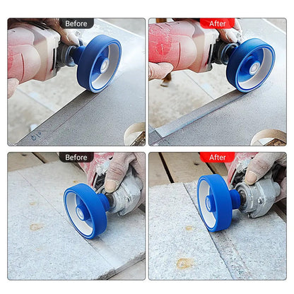 Diamond Flat Grinding Wheel with Emery - 5/8-11 Angle Grinder Hardware, Stone Grooving Tool Accessory for Marble Gratings, Polished Marble Gratings & Countertops, Quartz - Father's Day Gift toolupgrade