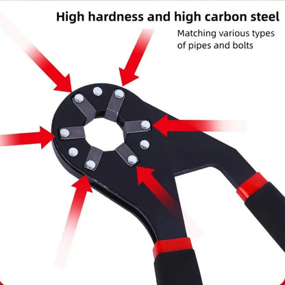Bionic Self-Adjusting Wrench, Adjustable Wrench, 14-in-1 Multifunctional Universal Wrench with Anti-Slip Handle, High-Torque Portable Tool for Car & Bicycle Repair #GLOBAL PICKS