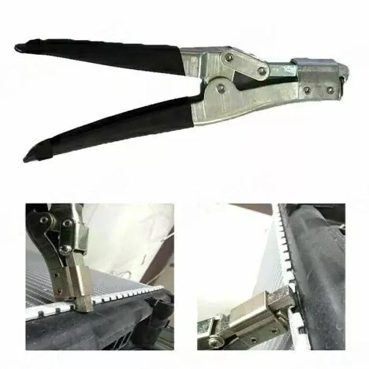 1PCS Universal Elastic Spring-Equipped Aluminum Radiator Tank Repair Lifter Pliers, Car Water Tank Opening Hand Tool for Vehicle Radiator Fixing, Springs