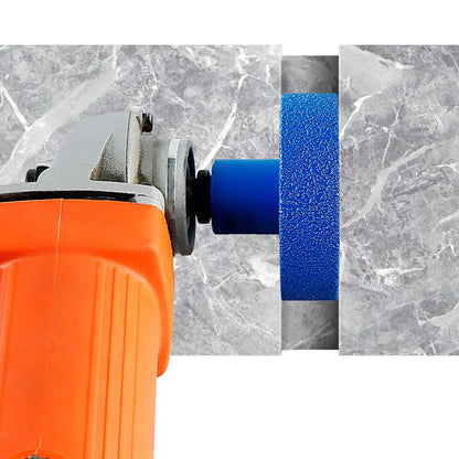Diamond Flat Grinding Wheel with Emery - 5/8-11 Angle Grinder Hardware, Stone Grooving Tool Accessory for Marble Gratings, Polished Marble Gratings & Countertops, Quartz - Father's Day Gift toolupgrade