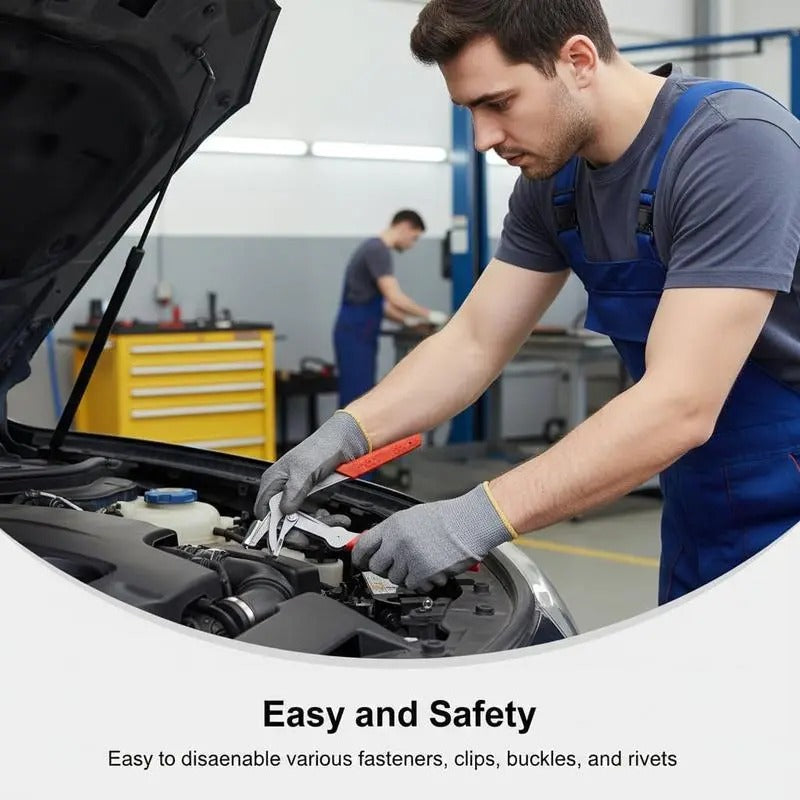 New Auto Fastener Clip Removal Pliers - Heavy-Duty Metal Quick-Release Hand Tools, Non-Destructive Plastic Clip Removal Pliers & Pincers, Automotive Disconnect Repair Hardware, Essential Tools and Gadgets for Outdoor Emergencies,toolupgrade