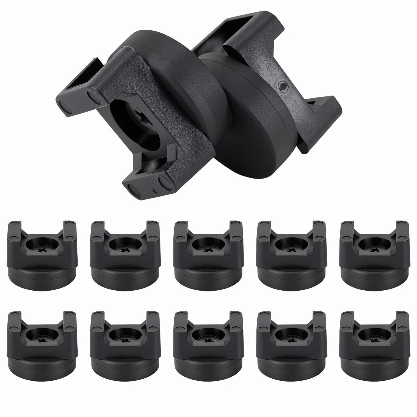 Heavy-Duty Magnetic Cable Tie Mounts, 22mm Magnetic Zip Tie Mount Bases, 22lbs Strong Magnetic Wire Holders and Cable Organizers for Home, Office, Marine, and Electrical Wire Management