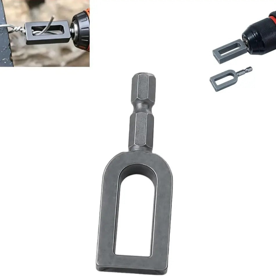 Heavy Duty Multifunctional Wire Twister-Knotter with Twist Sleeve, #9 & #11 Sizes, High-Hardness Steel Tool, Big-Diameter Fit, High Efficiency for General Bundling, Greenhouse Assembly