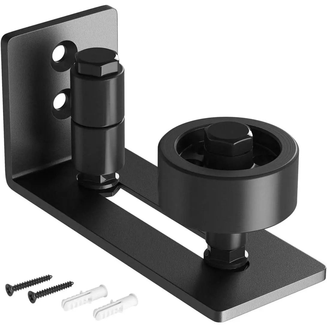 Barn Door Floor Guide,8 Assemble Setup Options,Wall Mount System,Adjustable Stay Roller,Flush Flat Bottom Design